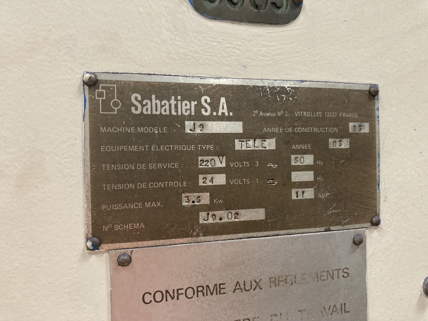 Sabatier J9