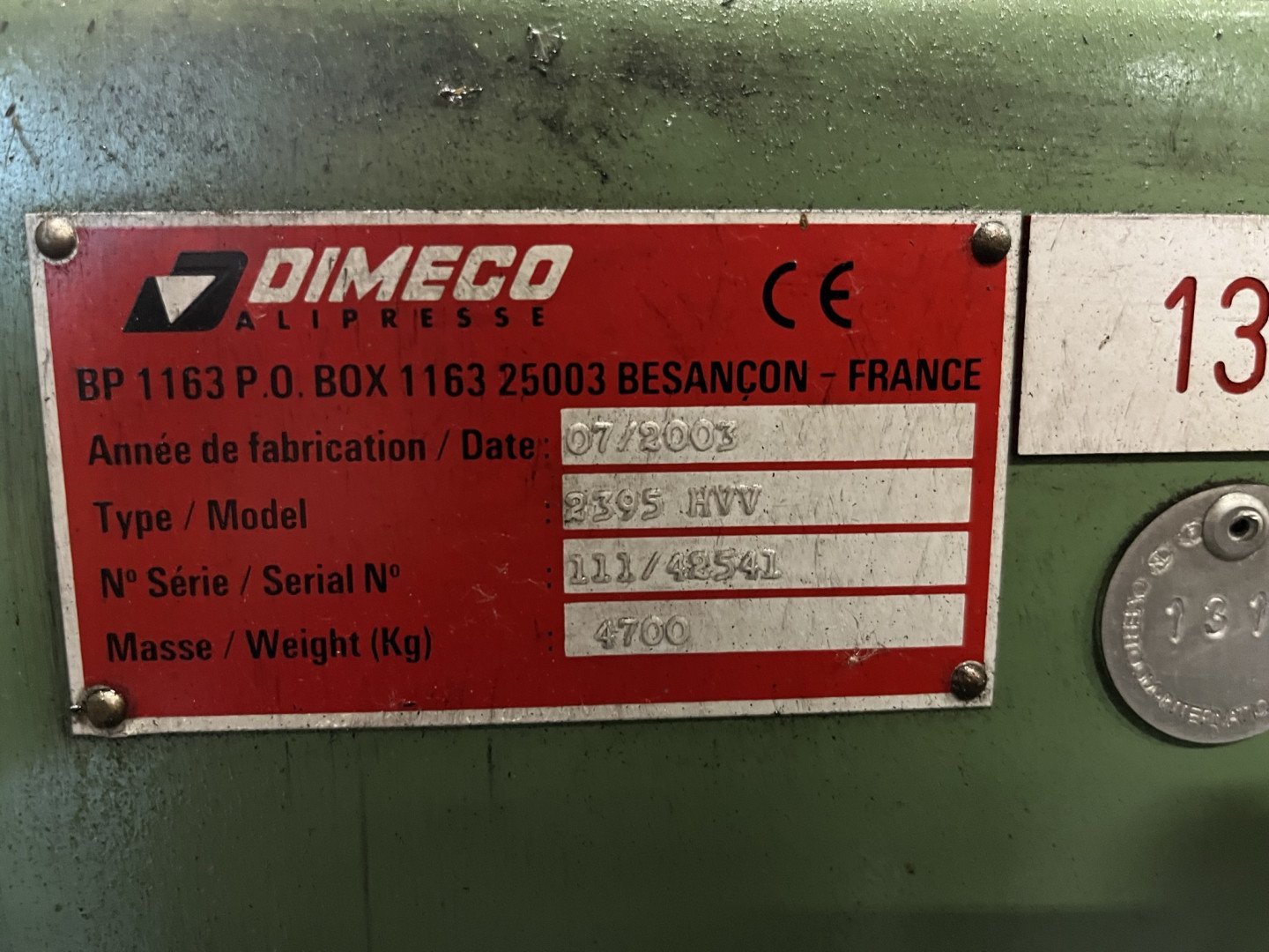 DIMECO cut-to-length line