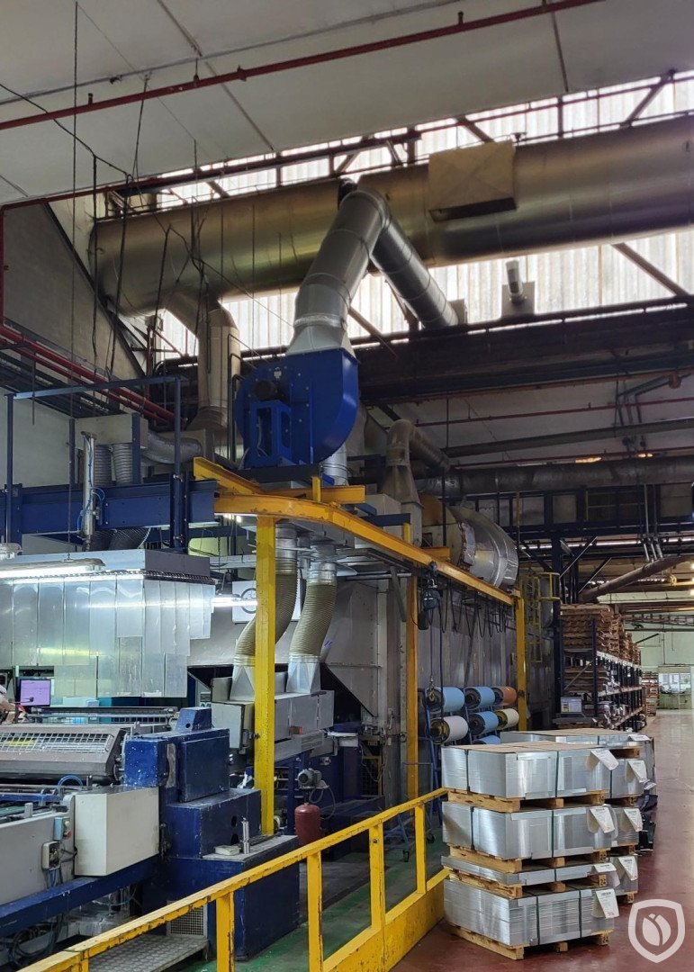 Mailander 460 coating line with 30 meter LTG tunnel-oven
