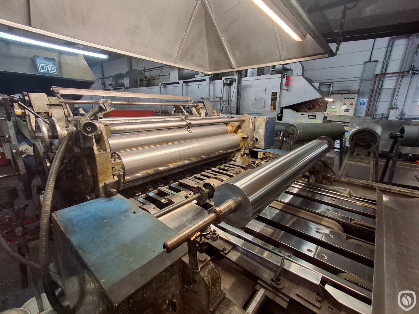 Bauer+Kunzi 6-colour printing line with 27 meter tunnel-oven