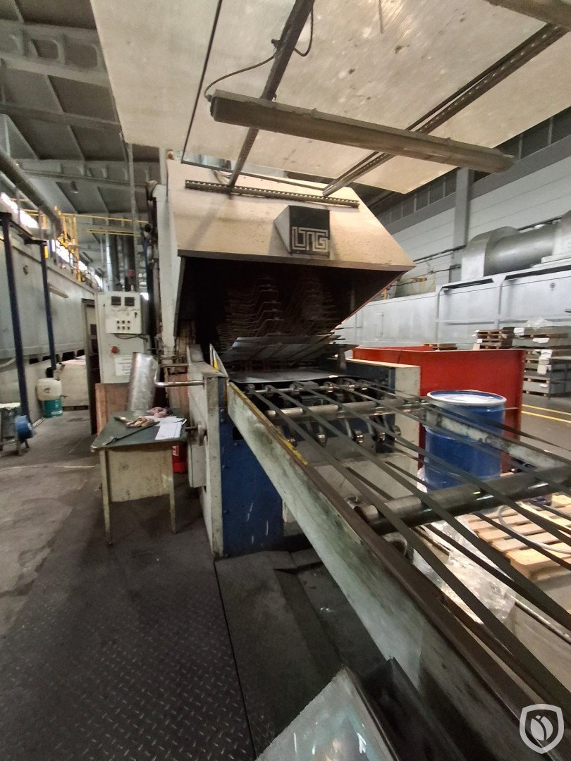 Bauer+Kunzi 6-colour printing line with 27 meter tunnel-oven