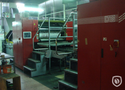 Mailander 122 tandem printing line with LTG tunnel-oven