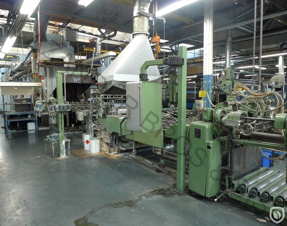 Mailander 460 coating line with LTG tunnel-oven